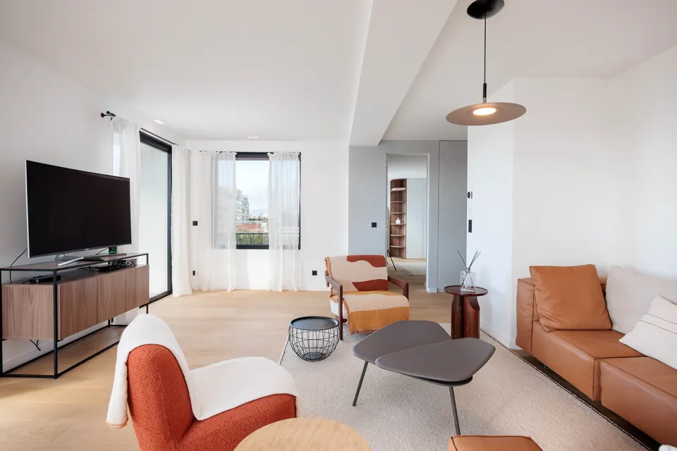 Sienna Apartment — The bright, open living spaces