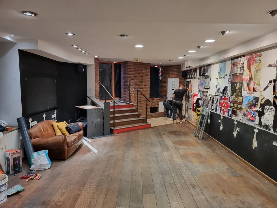 KULT — the hair salon, before the works
