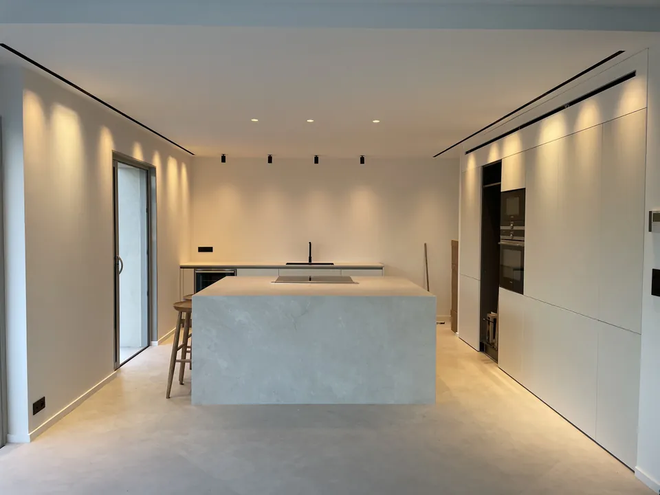 Villa Canopée — the kitchen, after the renovation
